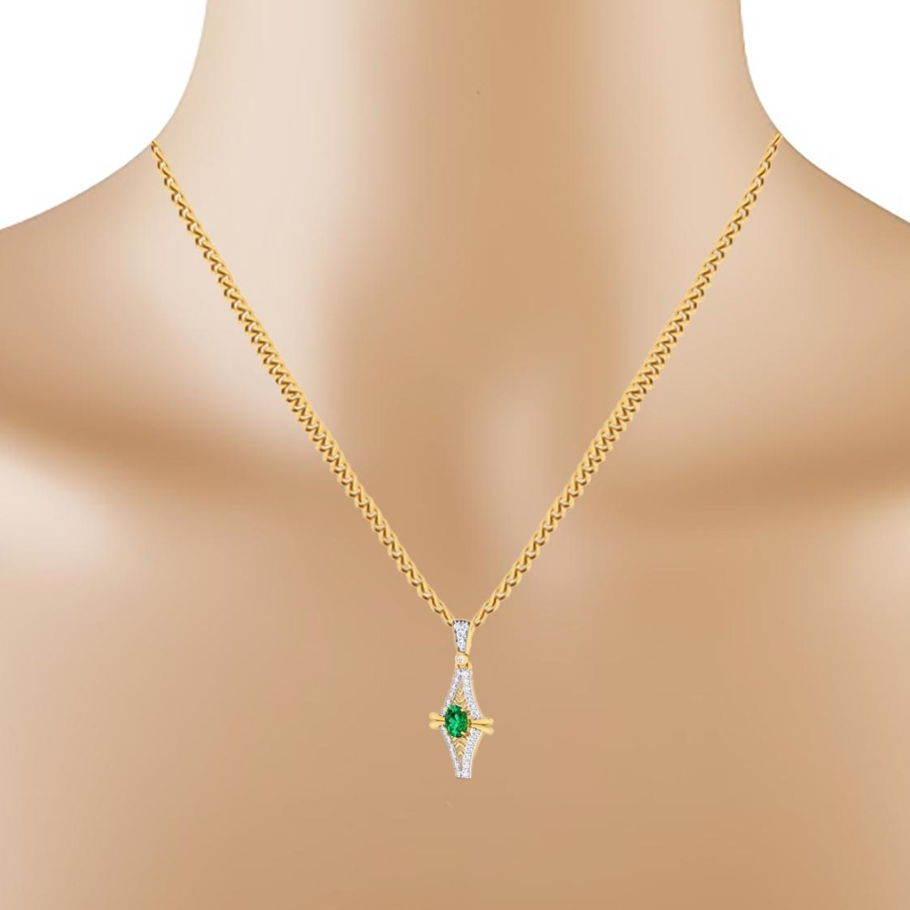 color stone Pendant Set - Image 2