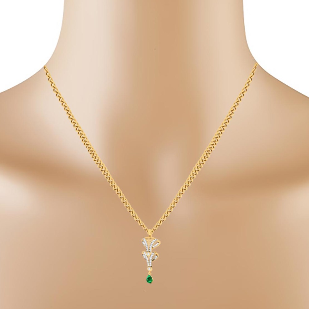 color stone Pendant Set - Image 2