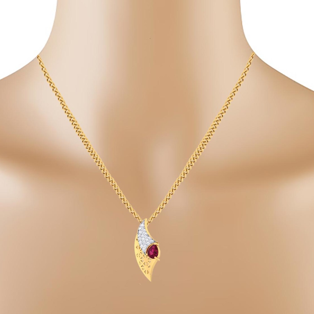 color stone Pendant Set - Image 2