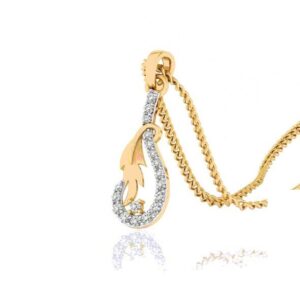 LADIES LEAF PENDENT