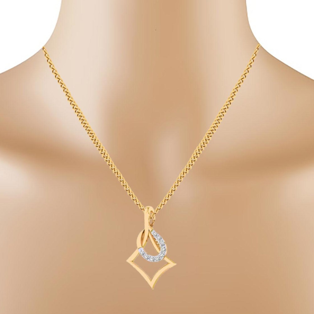 LADIES GOLD PENDENT - Image 2