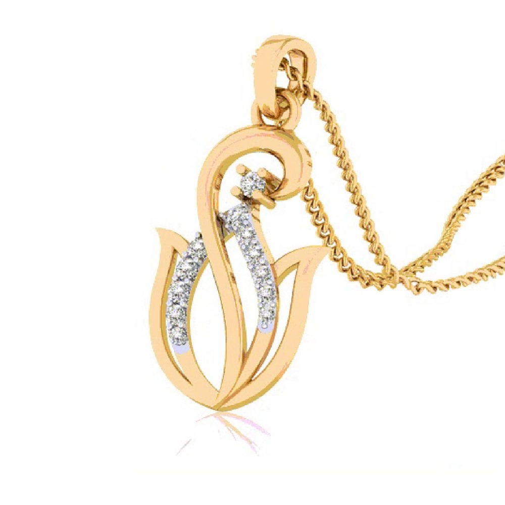 LADIES LOTUS PENDENT