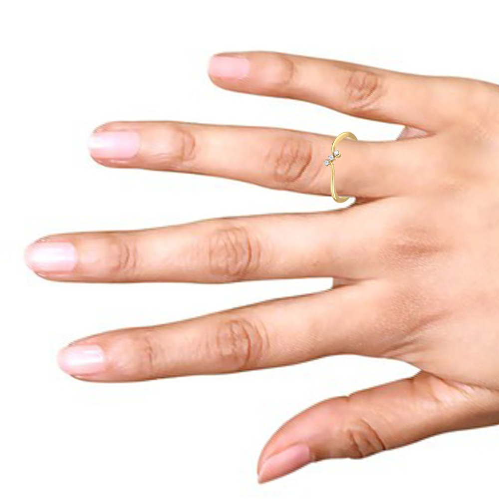 14KT DIAMOND RING - Image 2