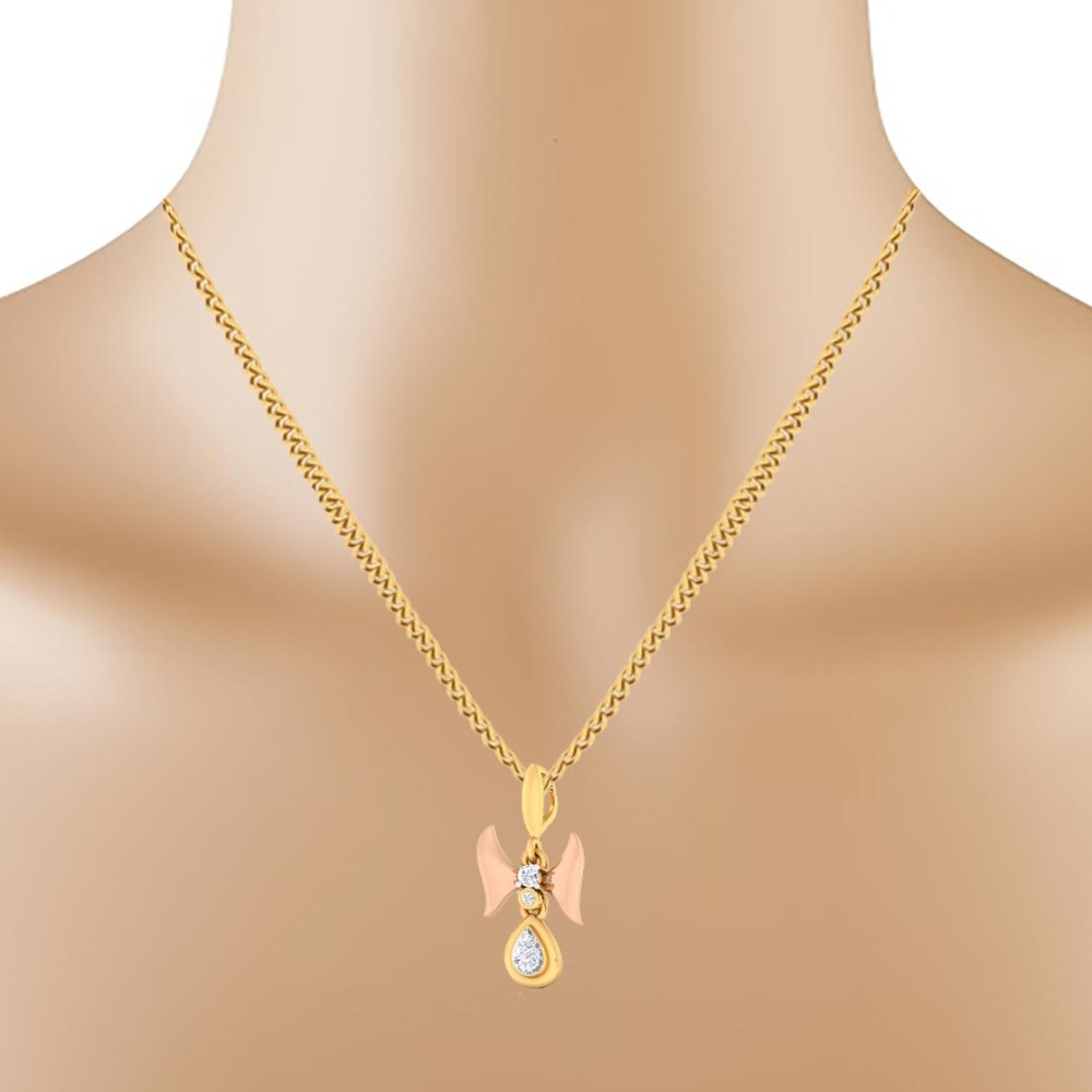 bow tie pattern pendant - Image 2