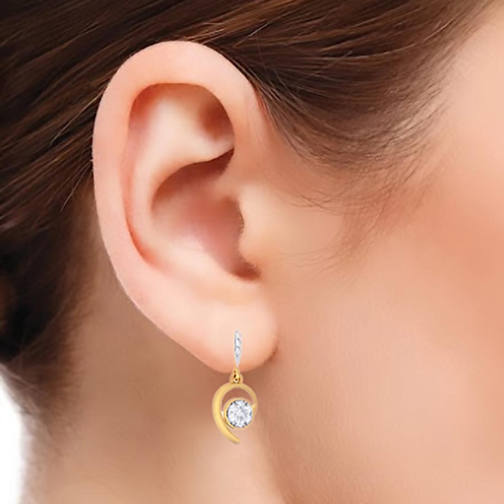 14k gold Cluster setting pendant - Image 3