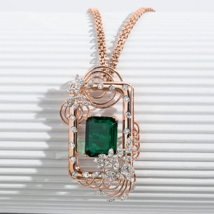 legacy collection stone pendent