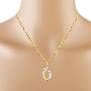 fancy u shaped pendant