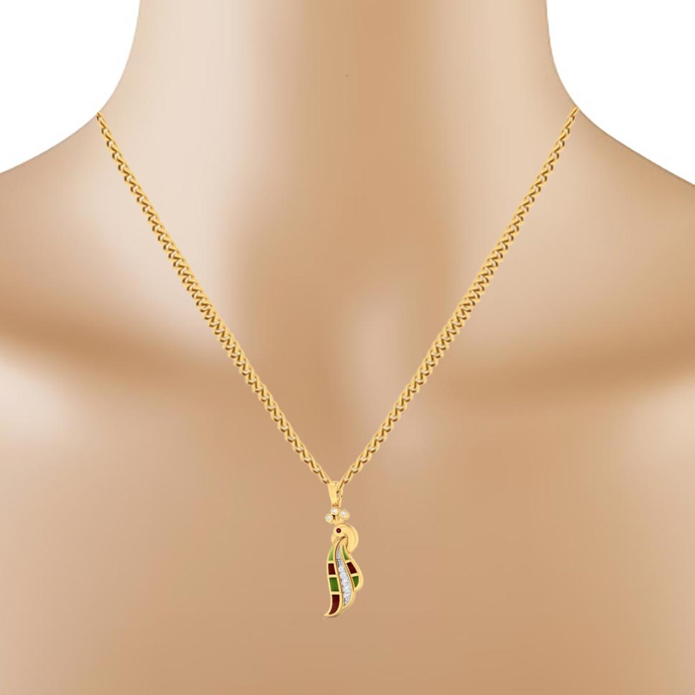 peacock pendant - Image 2