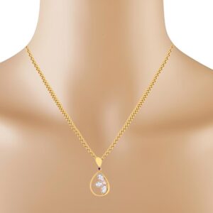 Flower Petals Pendant Set