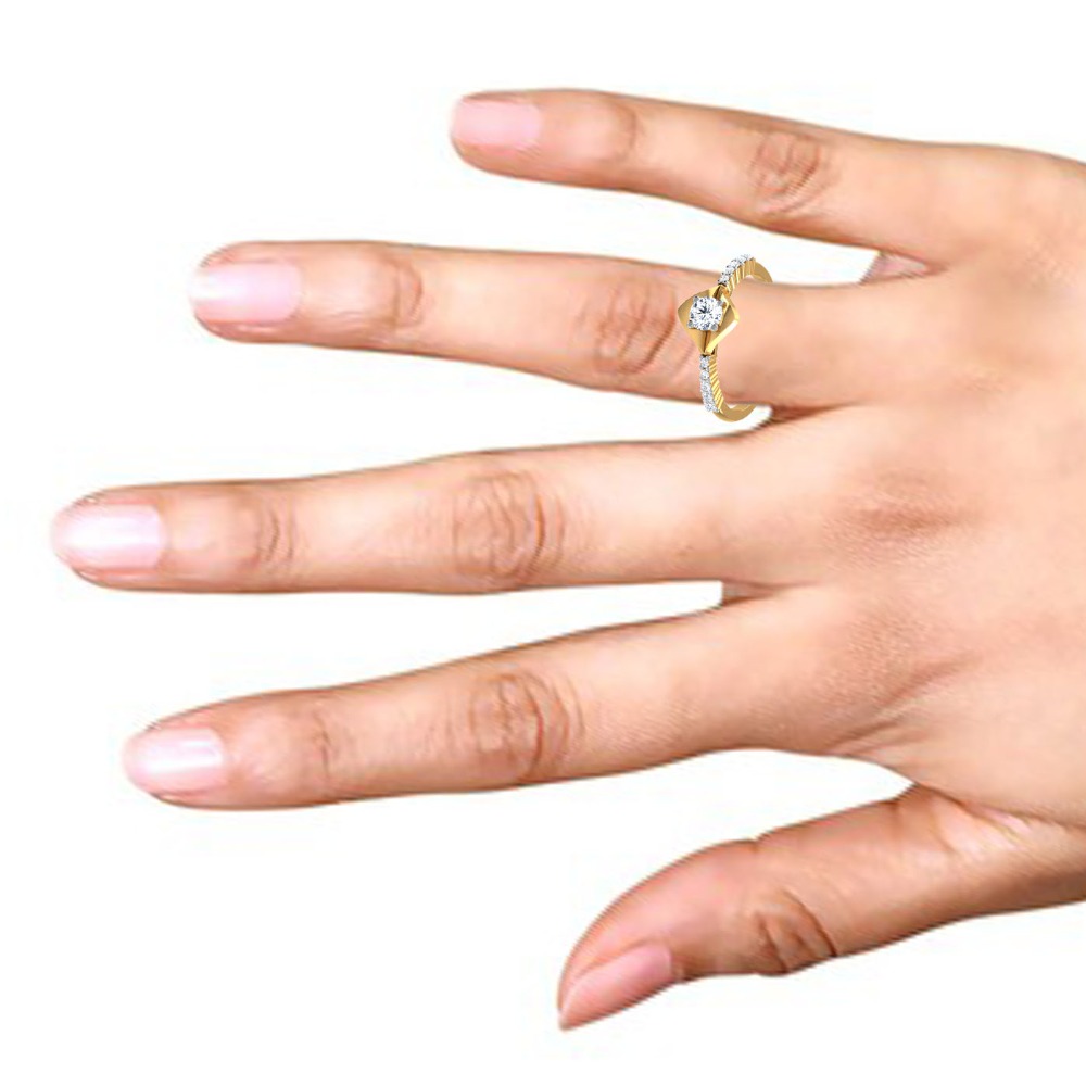 SQUARE DIAMOND RING - Image 2
