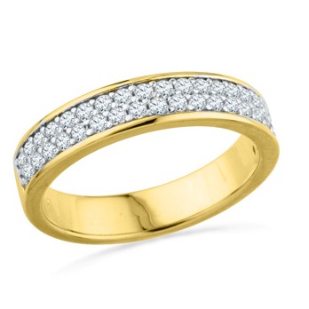 2line diamond ring