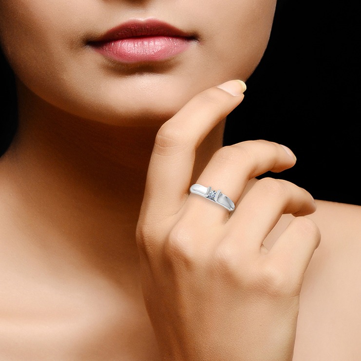 soliter silver gold ring - Image 2
