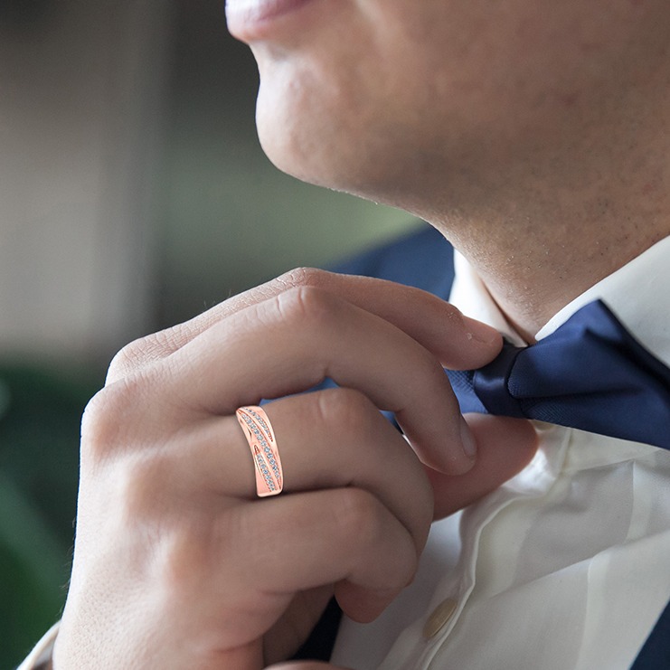 rose gold ring - Image 3
