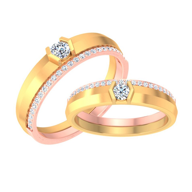 916 Gold Couple Rings