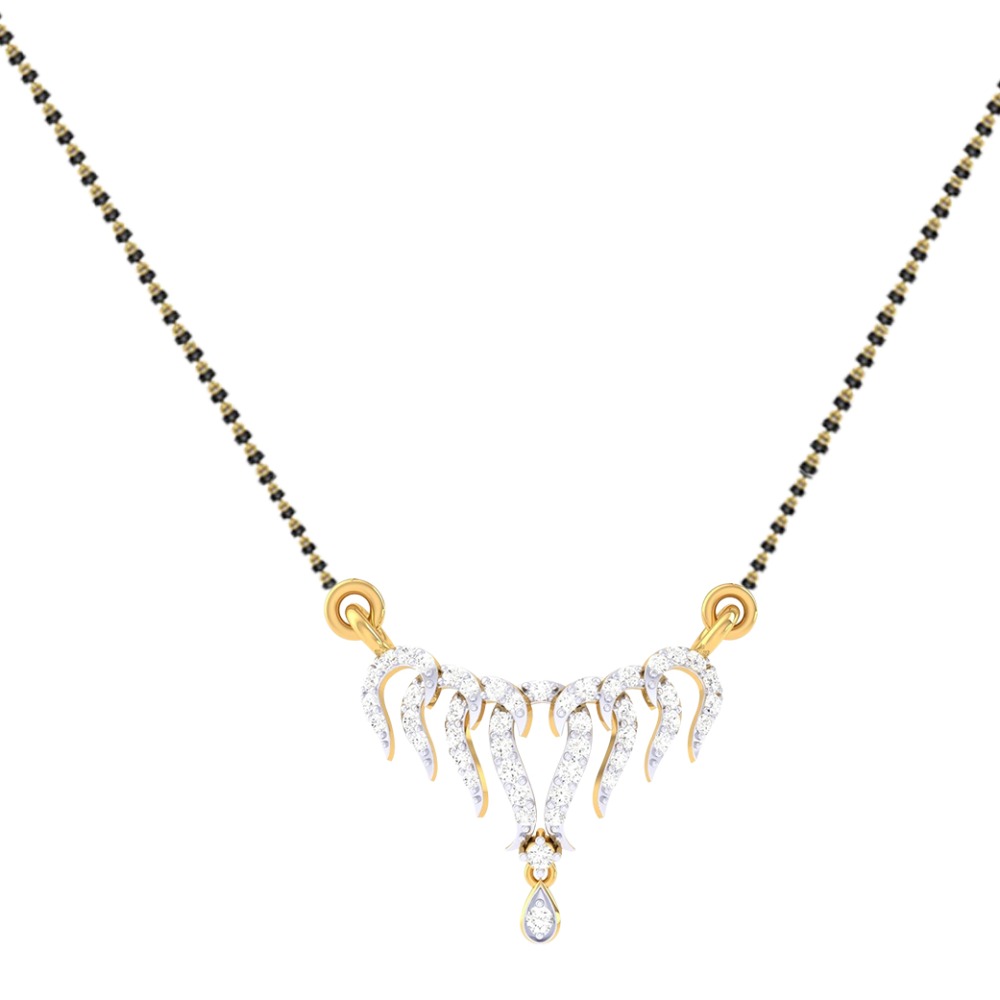 Gold Diamond Mangalsutra