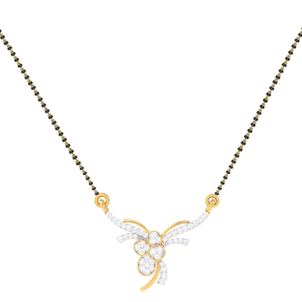 Gold Diamond Mangalsutra