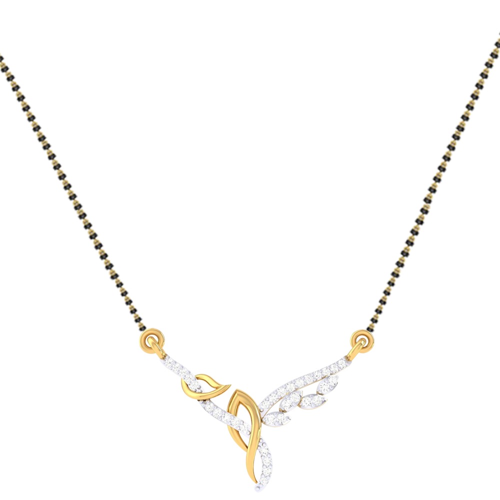 Gold Diamond Mangalsutra