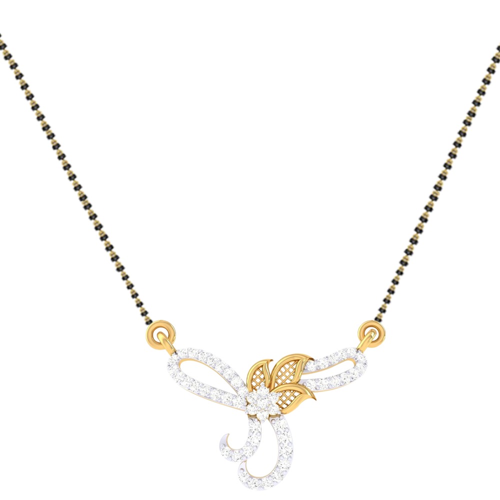 Gold Diamond Mangalsutra