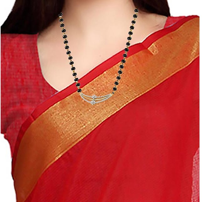 Gold Diamond Mangalsutra - Image 2