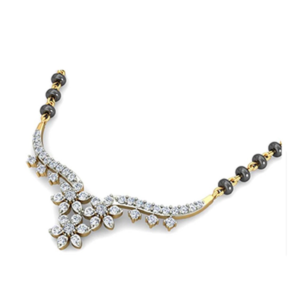 Gold Diamond Mangalsutra