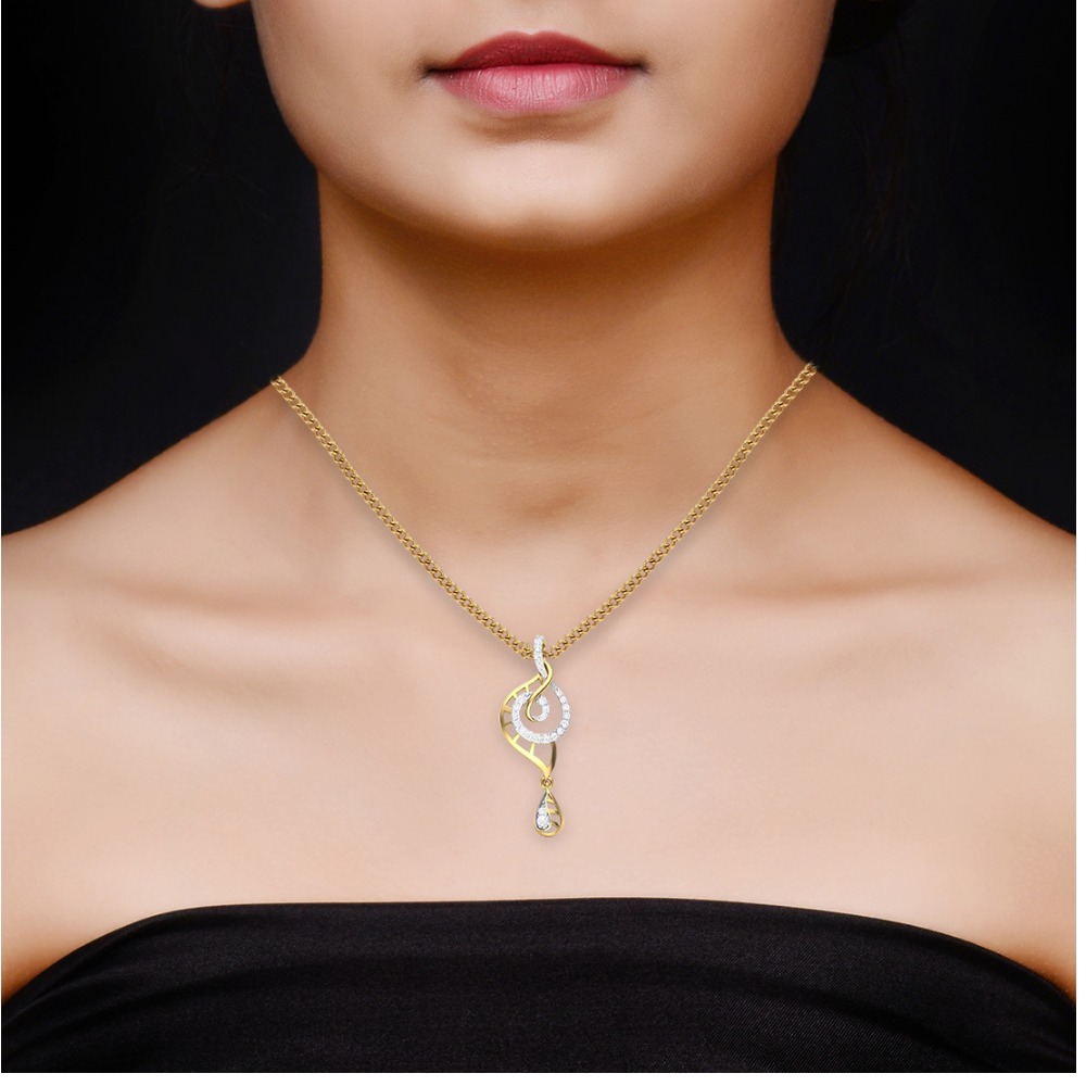Yellow Gold 14kt Delicate Pendant - Image 2