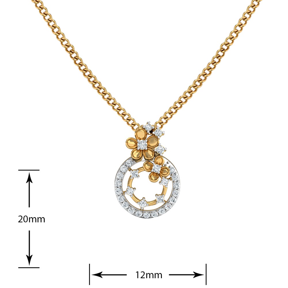 14kt Gold lightweight Pendant - Image 3