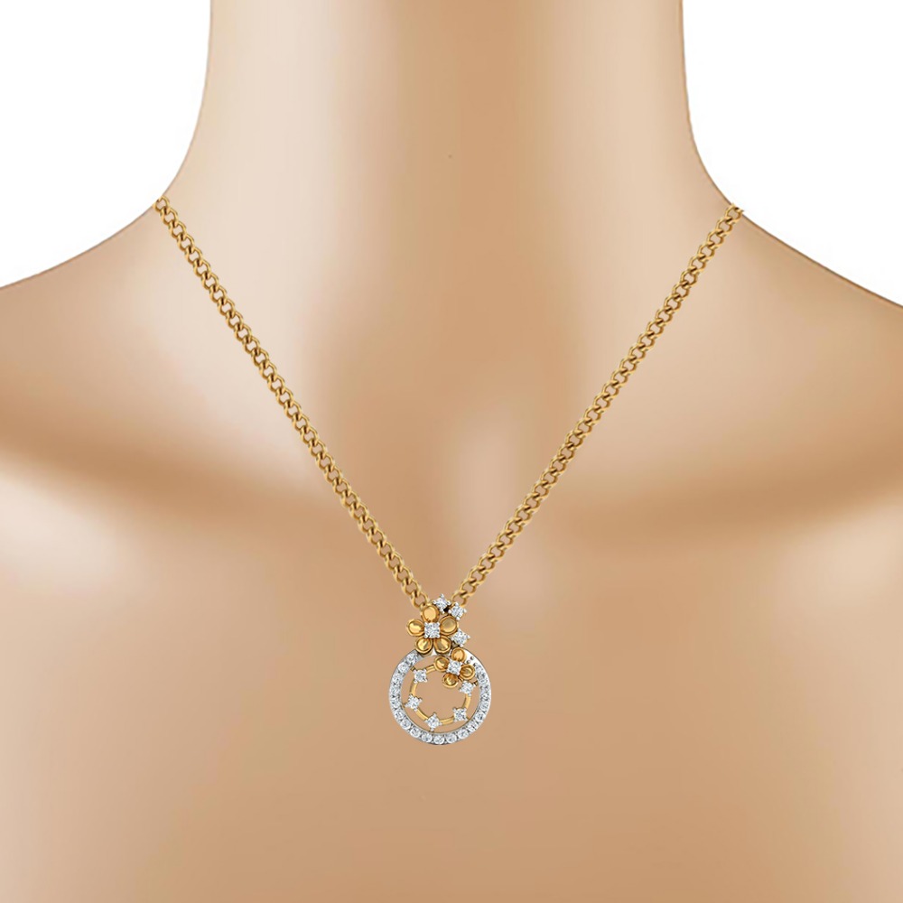 14kt Gold lightweight Pendant - Image 2
