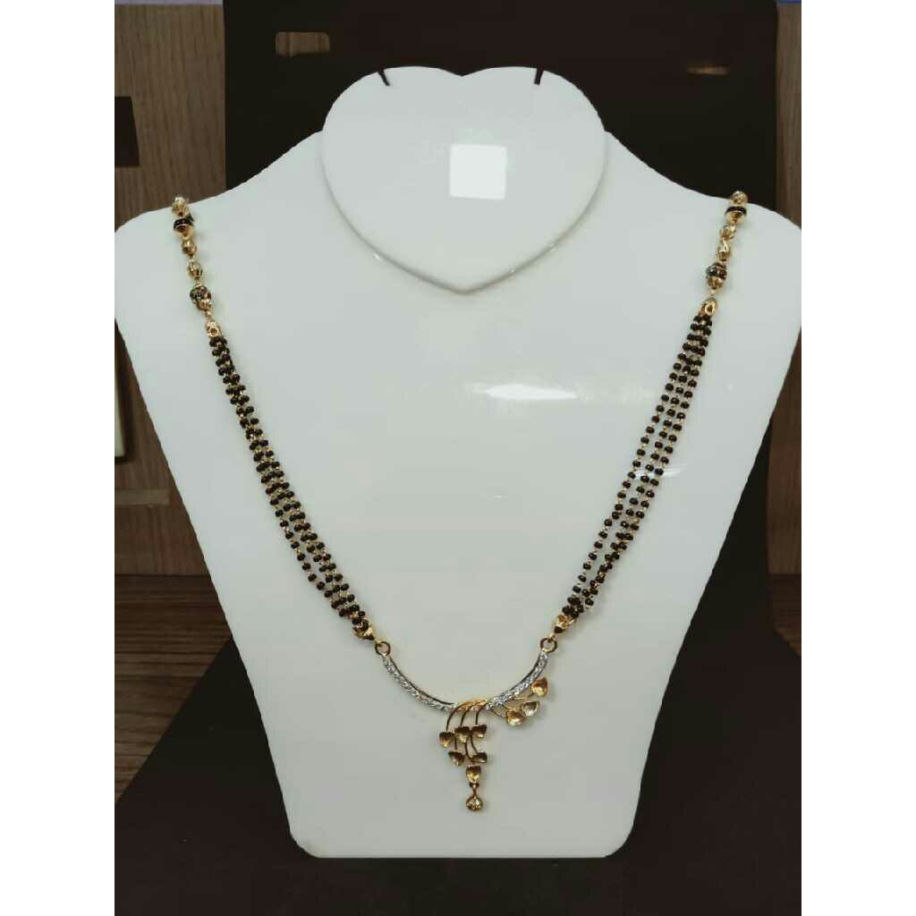 Fairyland Gold Diamond Ladies Mangalsutra