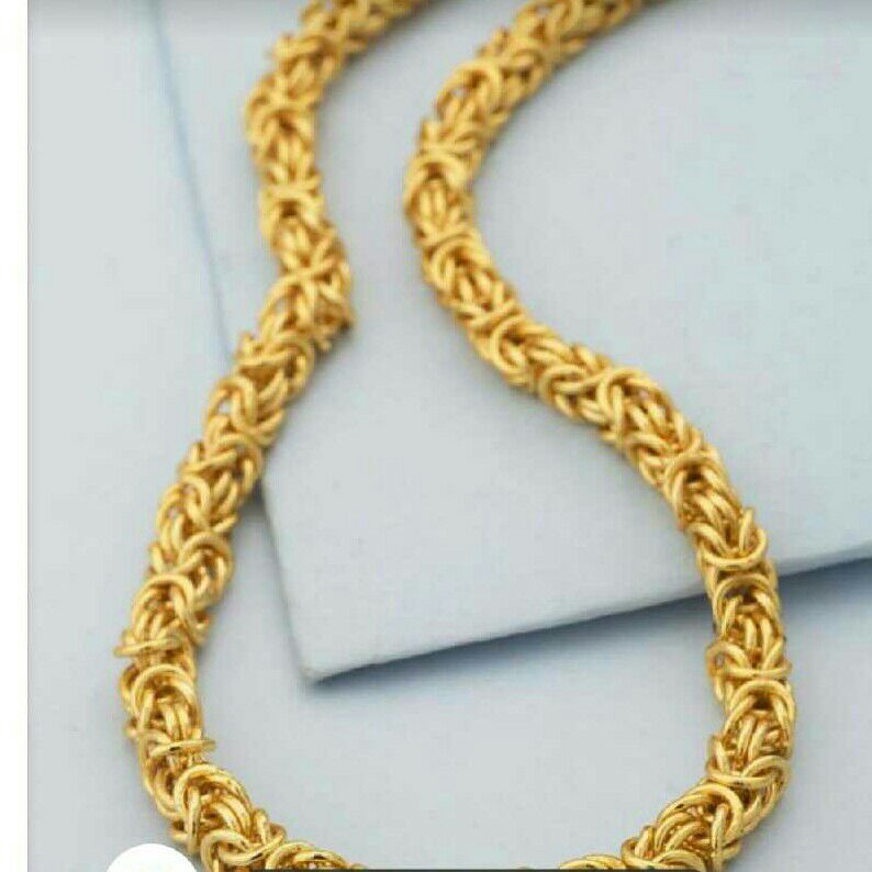 22 Carat Yellow Gold Hollow Chain