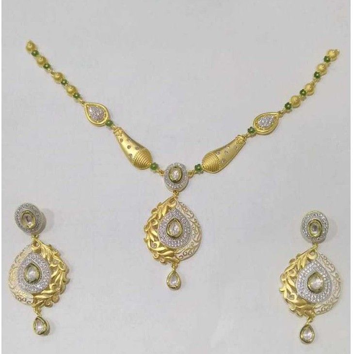 Designer Silver Necklace Set
