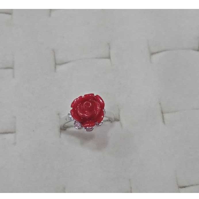 925 Rose Design Sterling Silver Ring - Image 2