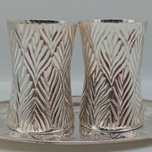 92.5 Hallmark Silver Glass & Tray