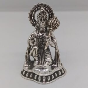 Silver Classic Design Hanuman ji Murti