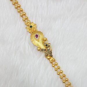 22k gold Peacock Design bracelet