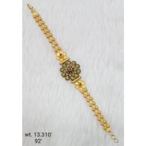916 gold flower design Bracelet