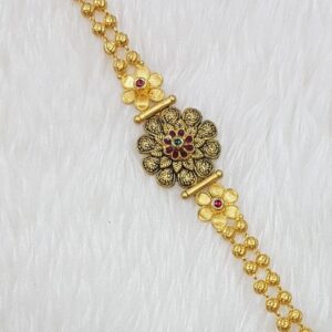 916 gold flower design Bracelet
