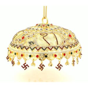 916 Gold Coated  Chhattar For Pooja