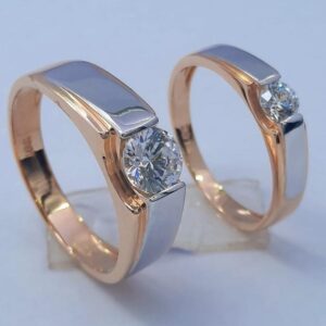 18KT Rose Gold Hallmark Wedding Ring