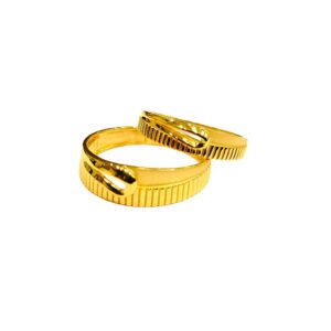 22KT Couple Plain Unique Design Rings