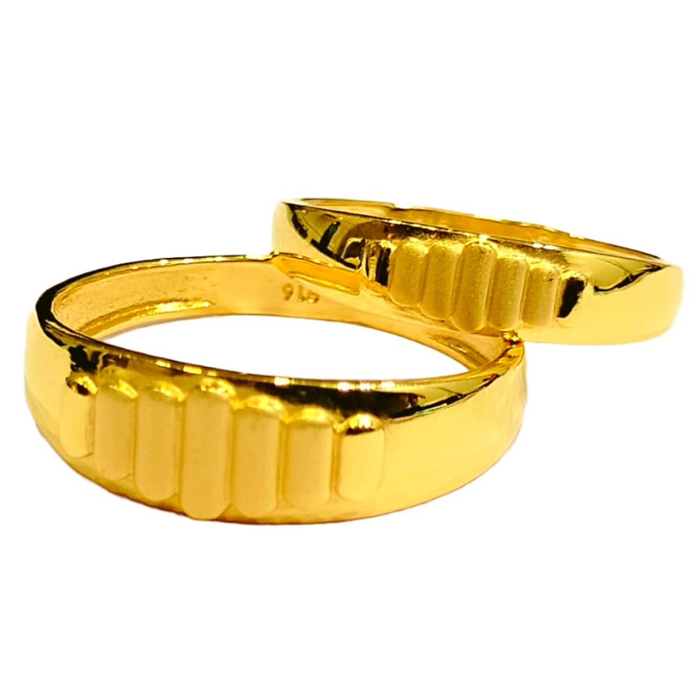 22KT Couple Plain Rings