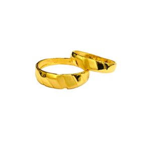 22KT Couple Plain Designer Rings