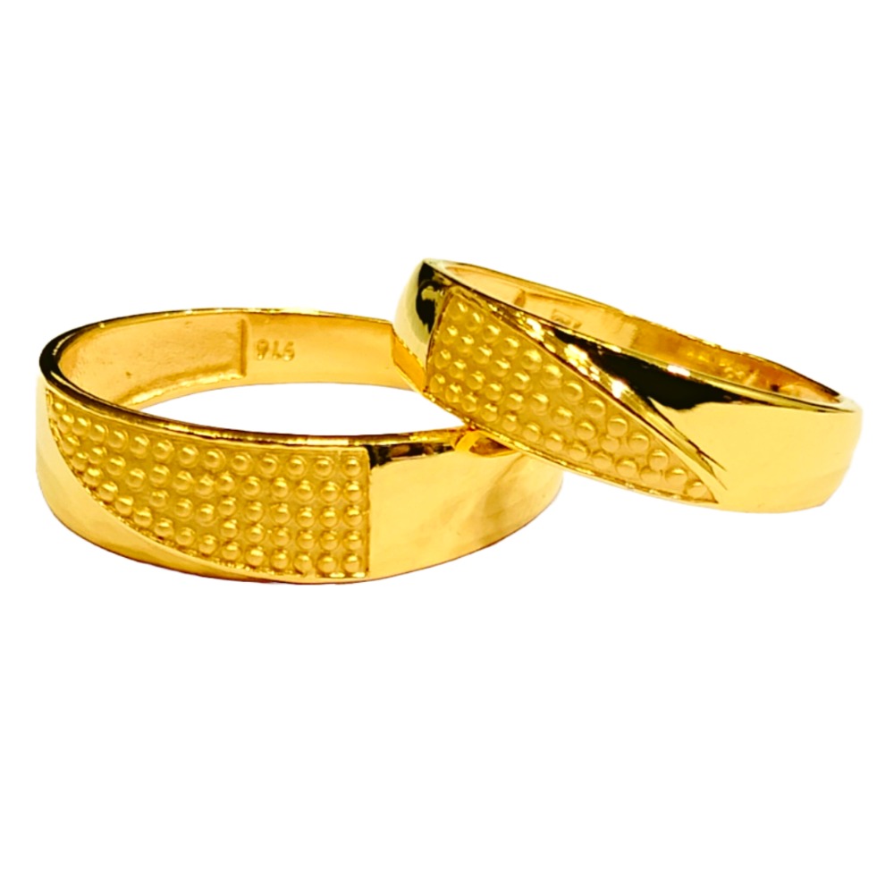 22KT Couple Plain Beautiful Design Rings