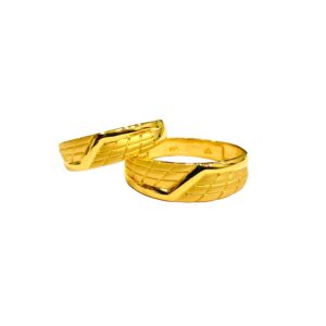22kt couple Simple design rings