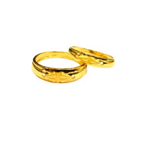 22KT Couple Plain Designer Rings