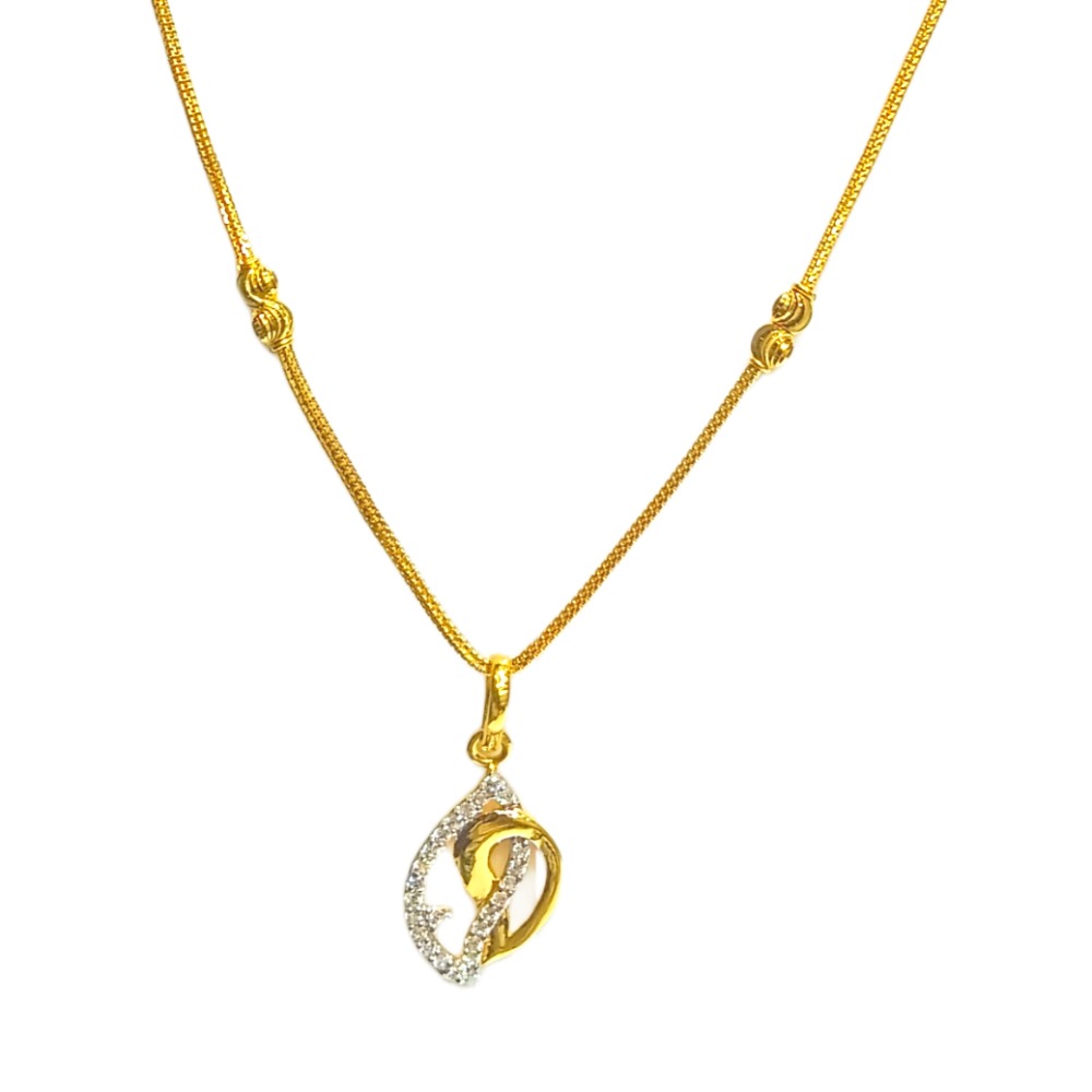 22KT Antique Design Chain Set