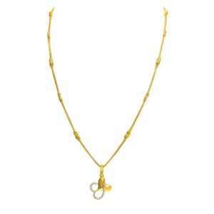 22KT Beautiful Heart Design Chain Set