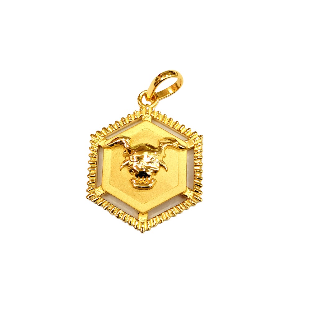 22KT Bahubali Design Pendant
