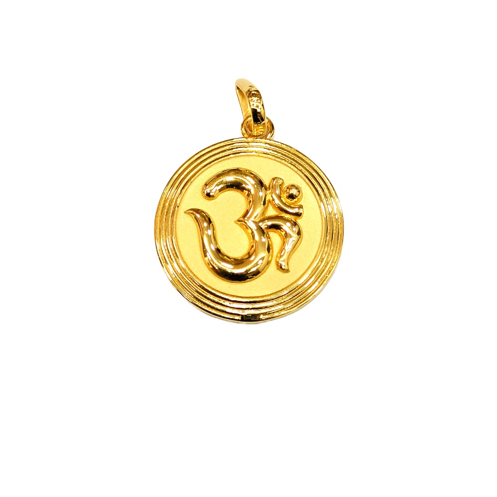 22KT Bahubali OM Design Pendant