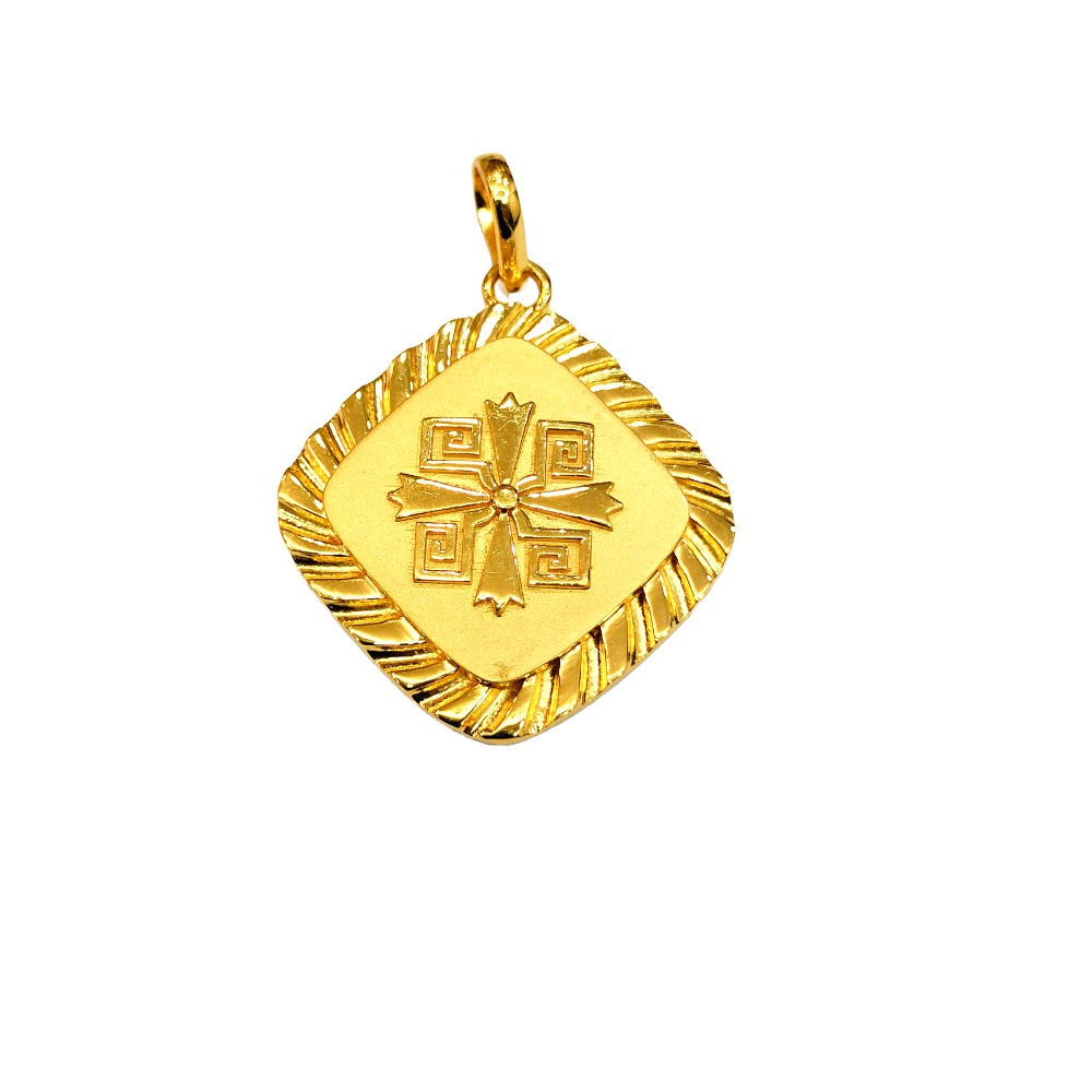 22KT Bahubali Unique Design Pendant