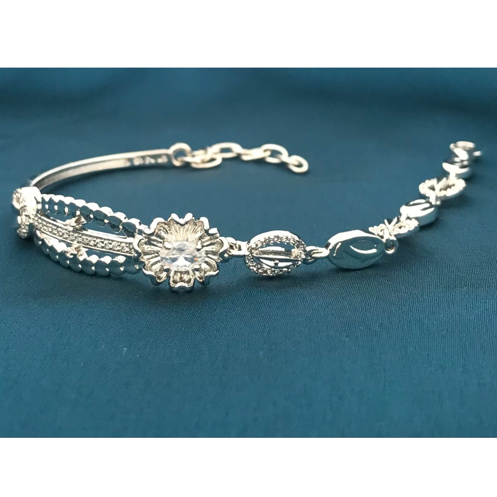 925 Silver Elegant Design Ladies Kada - Image 2